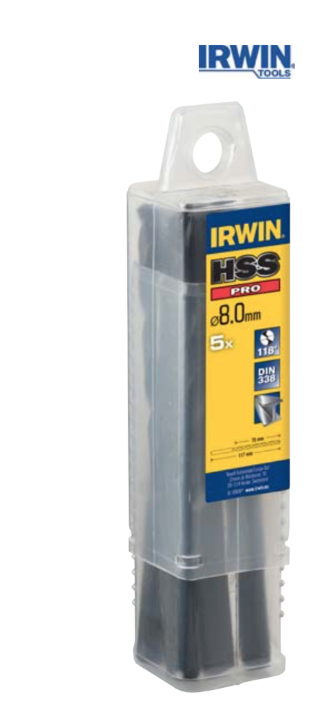 Irwin HSS Pro Bohrer 2,00 mm x 49 mm 10 Stück