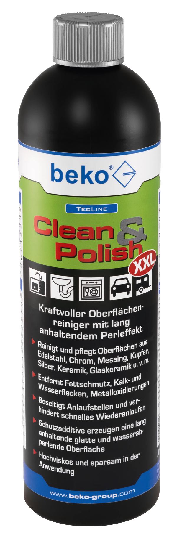 TecLine Clean & Polish 750 ml - Edelstahl Oberflächenreiniger