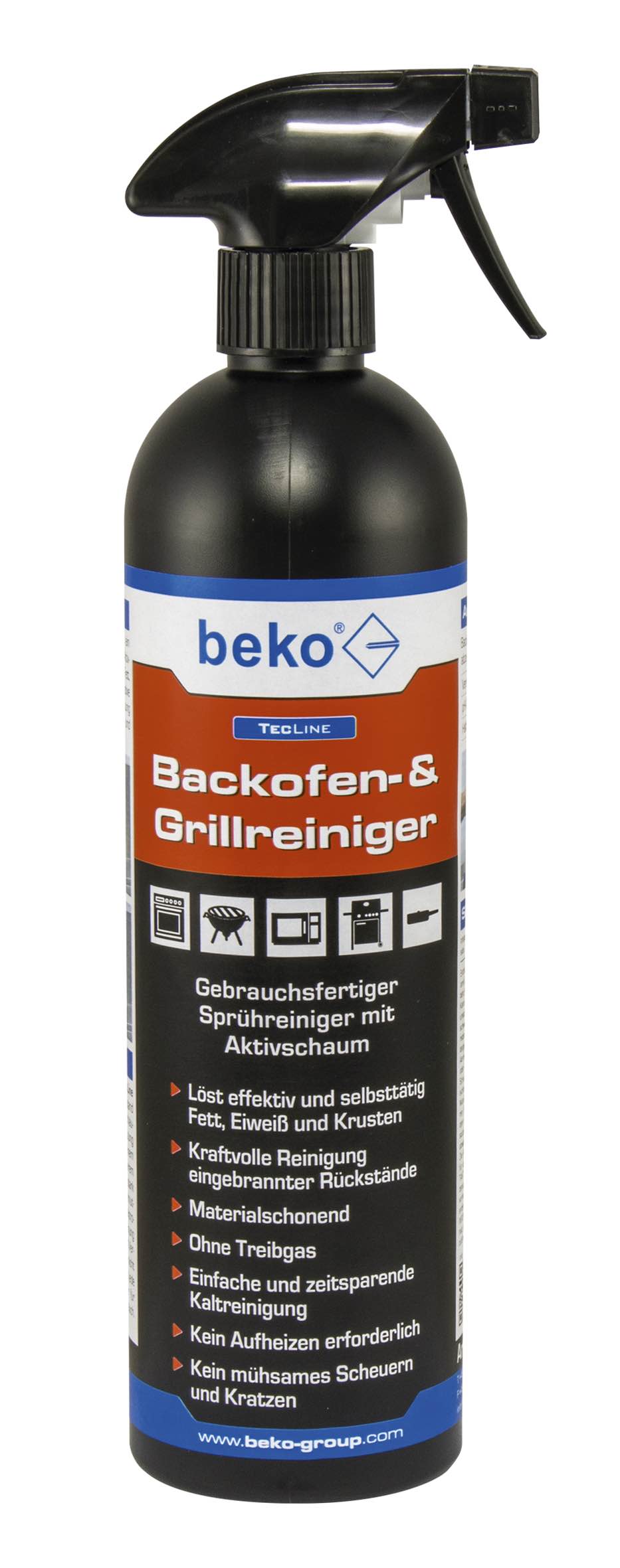 Backofen- & Grillreiniger 750 ml - Gebrauchsfertiger Sprühreiniger