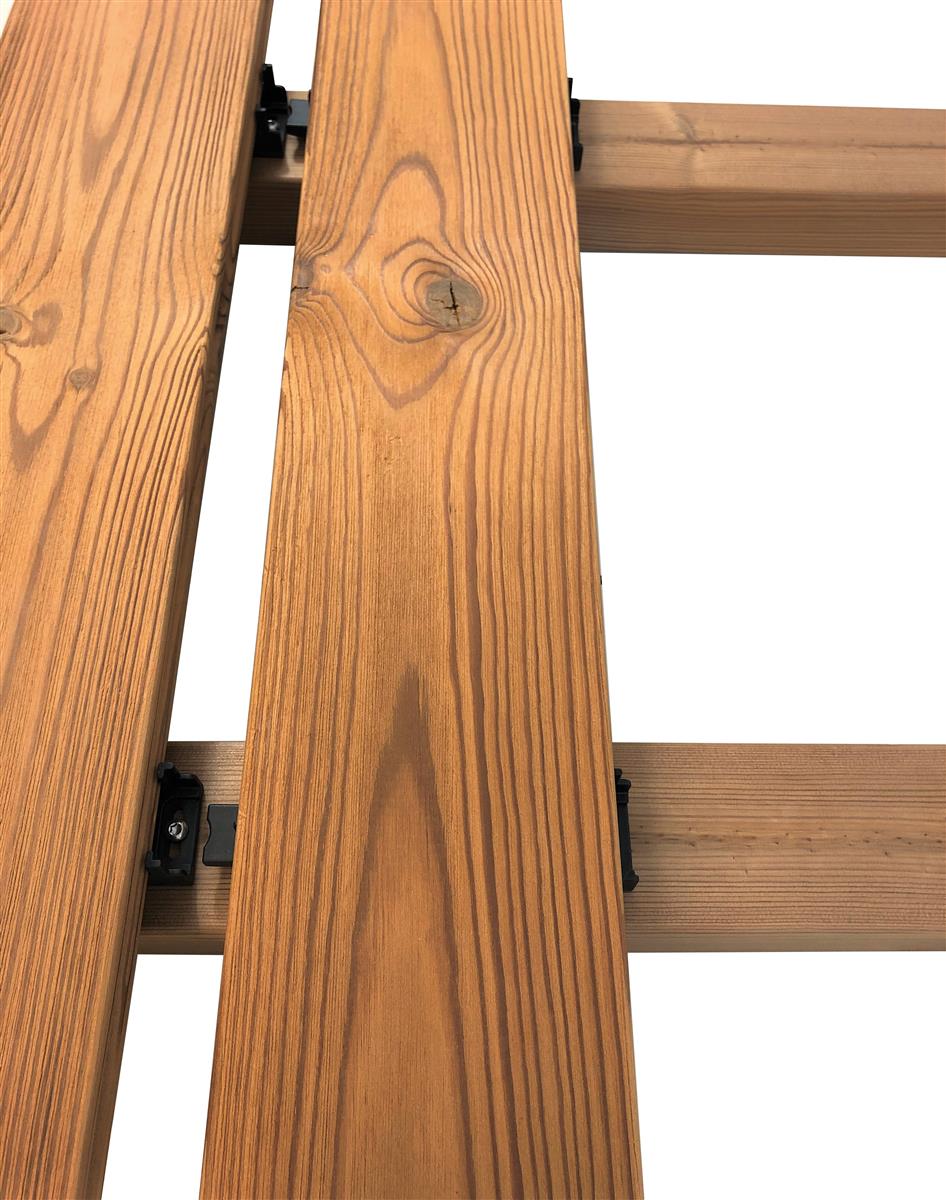 CLIPPER  für Holz-Unterkonstruktion, unsichtbare Befestigung ab 20 - 24 mm Dielenstärke 50 Stück