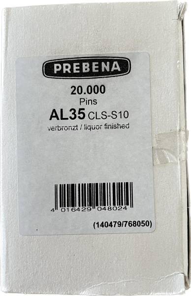 Prebena Pins AL35CLS-S10 verbronzter Stahl 20000 Stück