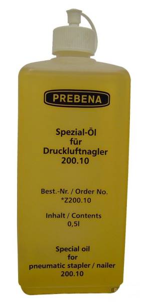 Prebena Spezialöl für Druckluftnagler 0,5 Liter
